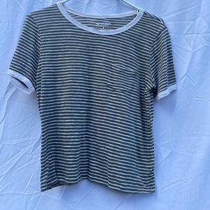 Green & White Short Sleeve T-Shirt